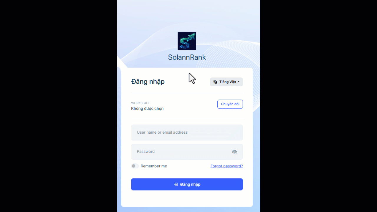 Hướng dẫn đăng nhập